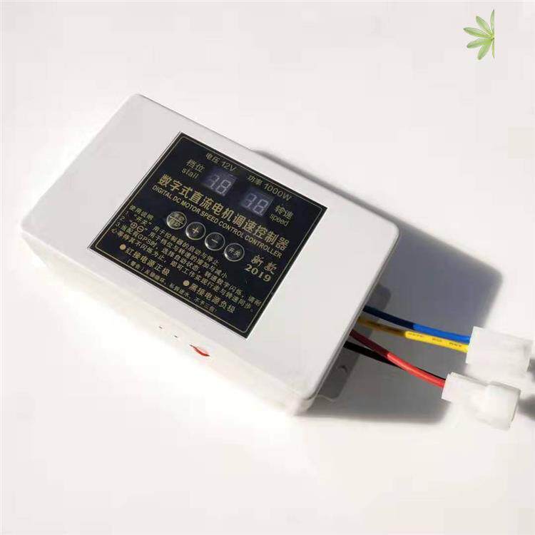 12V数字式直流马达调速控制器电动播种机施肥机盒专用调速器开关