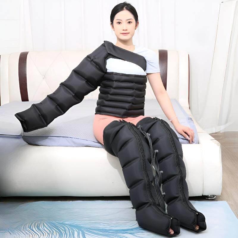 腿部按摩器全自动揉捏脚部家用老人理疗包裹空气波压力按摩仪