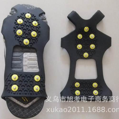 跨境热销雪地防滑鞋套攀岩绳索