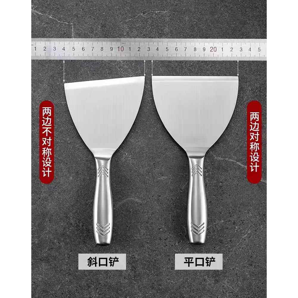 煎铲斜口铲不锈钢柄铁板烧铲子手抓饼摊煎饼披萨烤鱼扒铲料理工具,厨房/烹饪用具,煎铲,淘宝优惠券,粉丝福利购,淘宝优惠卷