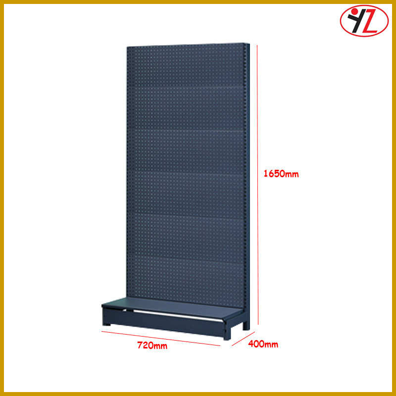 金属洞洞板展示架 落地式L型挂钩展架 手机配件货架 五金工具架