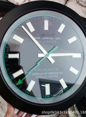 factory outlet 14.16寸金属外壳水鬼表挂钟百达欧米挂钟一件起批