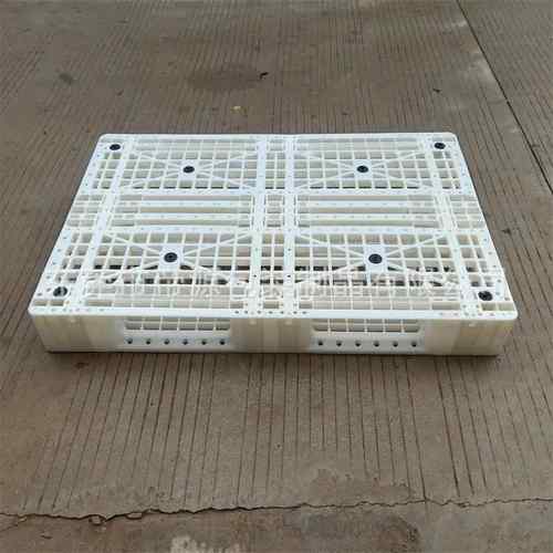 广东厂家直供1200*800*150白色网格川字形托盘四面进叉车卡板现货