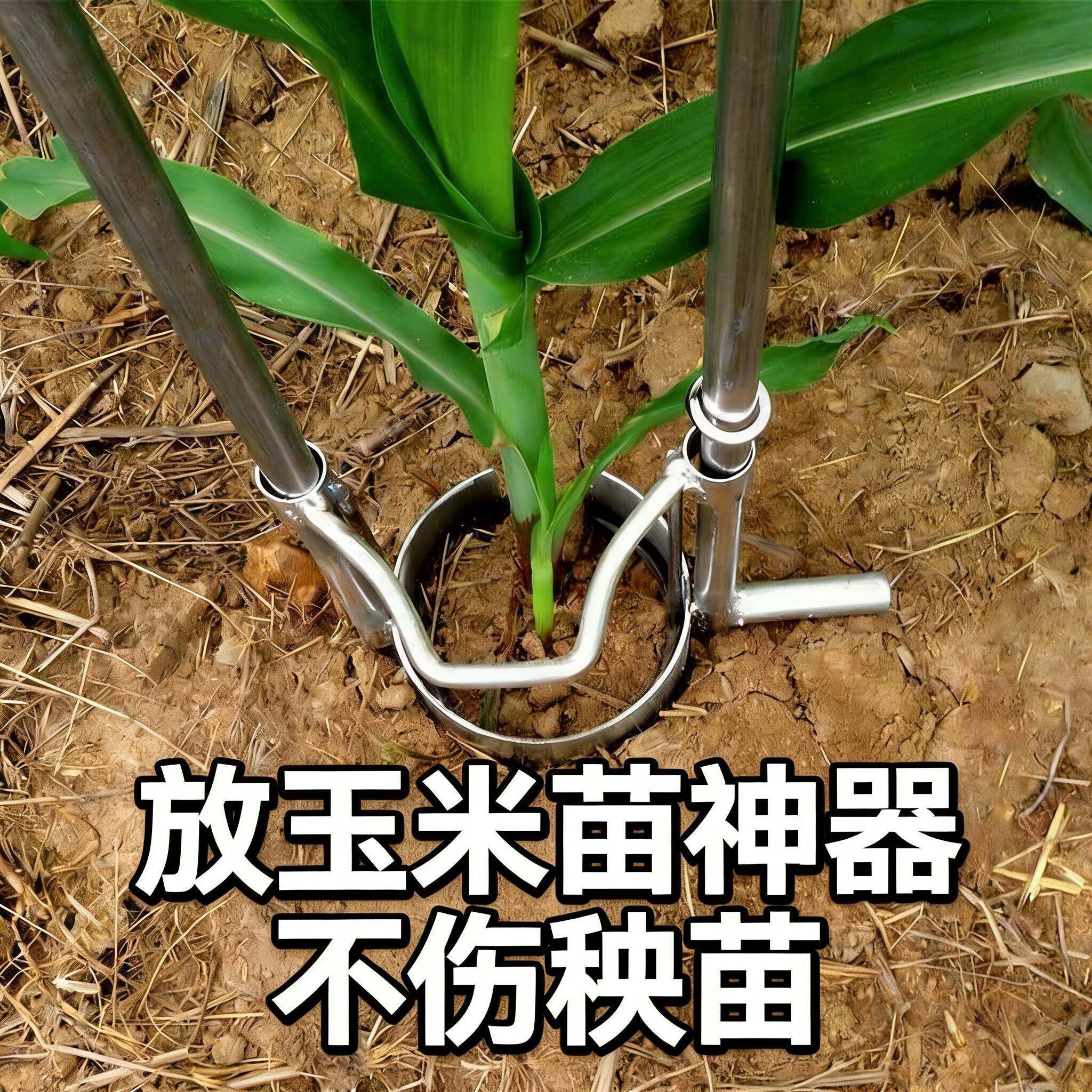 放玉米苗神器秧苗菜苗移栽补苗移苗神器移苗器蔬菜取土器打洞器