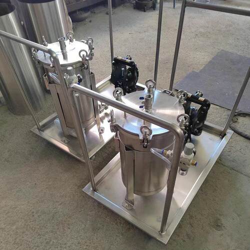 上海轻语厂家小推车过滤器串联过滤器不锈钢精密袋式过滤器定制