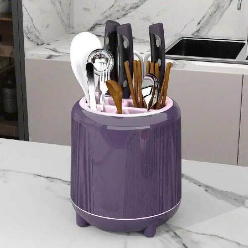 Rotating Kitchen Utensil Holder Large Cooking Utensils