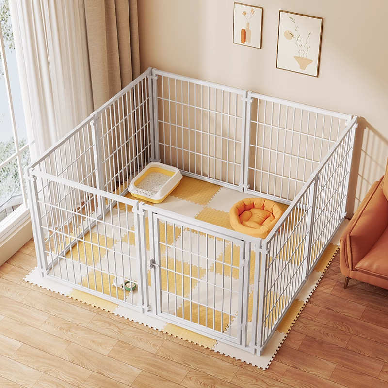 猫狗宠物围栏家用栅栏室内组合猫笼狗笼子防越狱训练厕所中小型犬