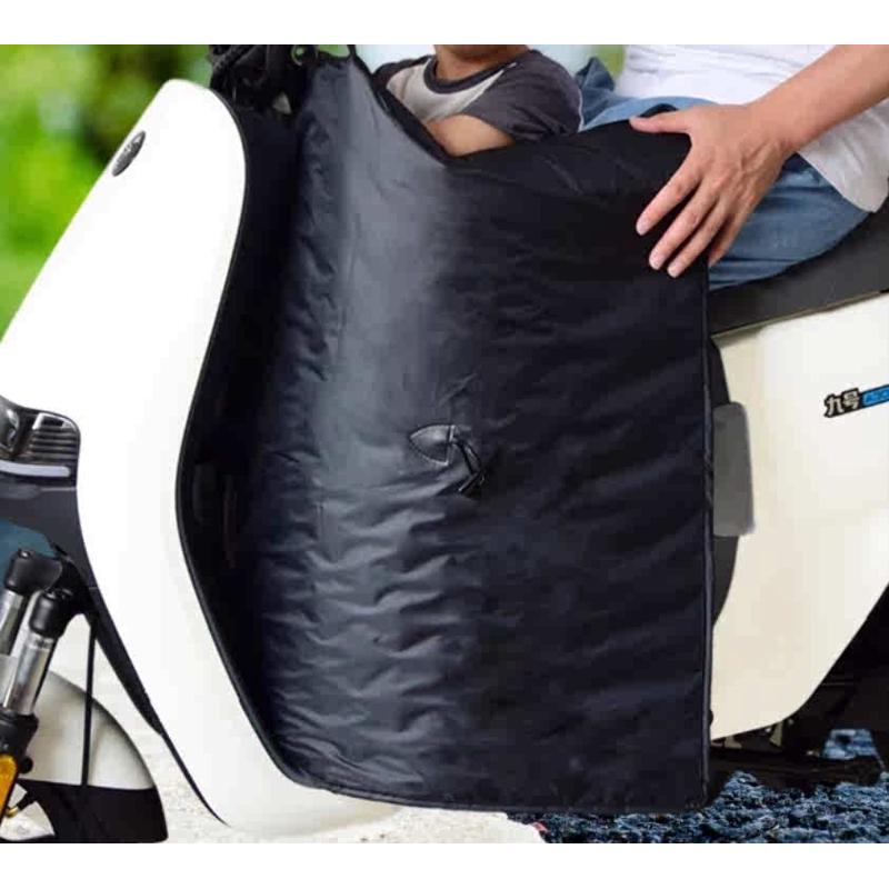 秋冬季保暖亲子挡风被c80双面防水开叉c40专用c65九号电动车防风