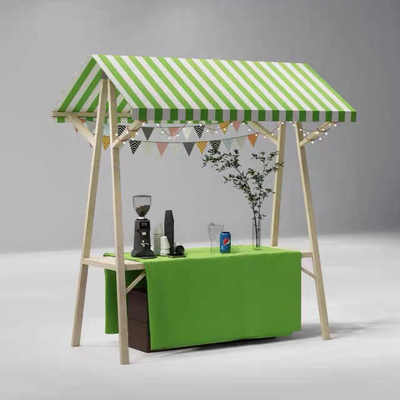 幼儿园夜市可折叠木质摊位户外摆摊活动展示架促销移动集市架子