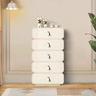 创意新奶油风斗实木款收柜简约整装四五BCG纳斗柜客厅卧室靠墙抽