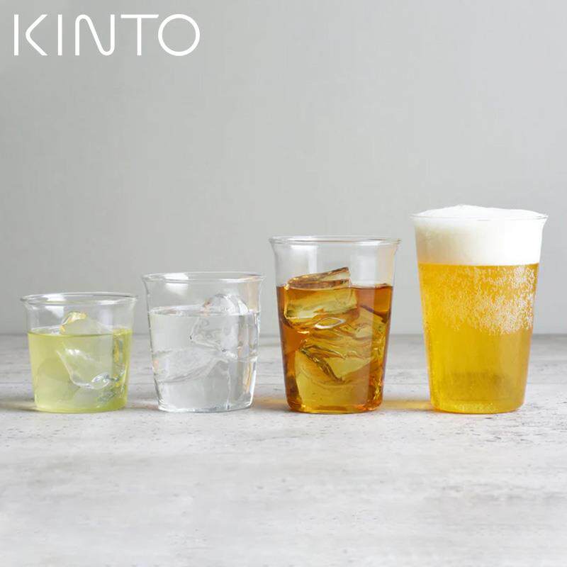 日本kinto咖啡杯cast冰水杯拿铁杯萃取杯小众设计师浓缩杯玻璃杯