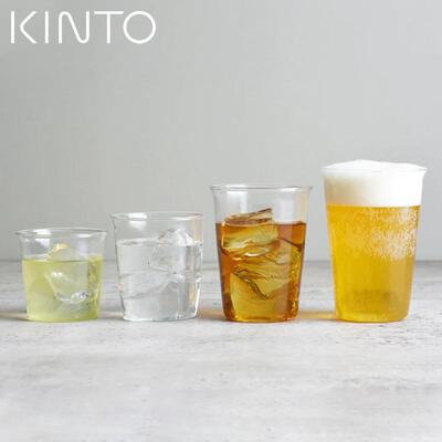 日本kinto咖啡杯cast冰水杯拿铁杯萃取杯小众设计师浓缩杯玻璃杯