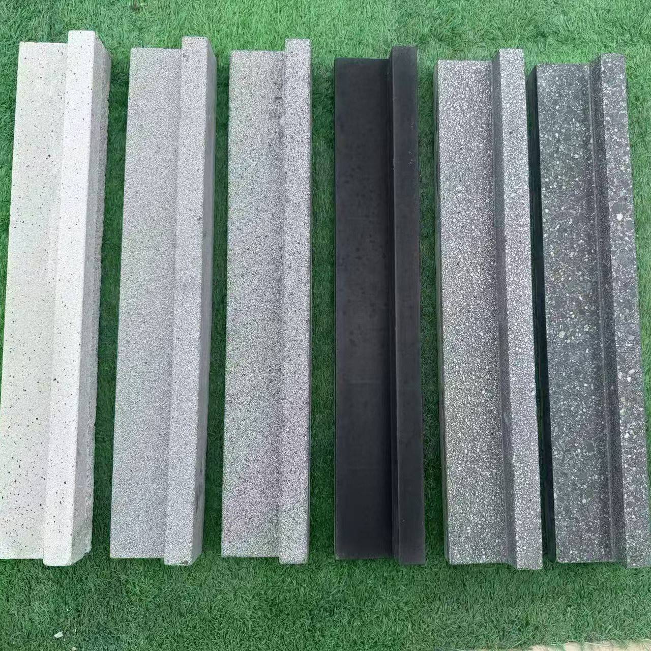 仿石导水槽L型60cm PC排水沟槽 仿花岗岩流水槽 仿石边沟公园小区图片