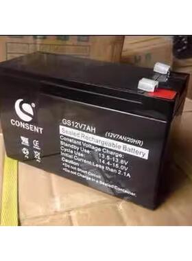 光盛蓄电池GS-12V7AH12A17A20A24A38A65A100AH消防应急UPS电源EPS