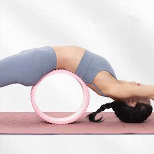 yoga EVA达摩轮空心瑜伽柱普拉提圈瑜珈轮 wheel瑜伽辅助轮升级款