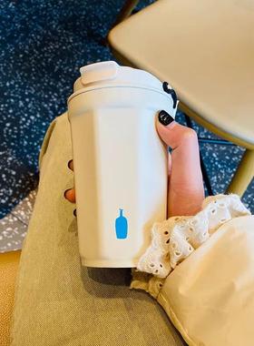 日本Blue Bottle 咖啡杯蓝瓶子陶瓷内胆密封随行杯保冷保温杯ins