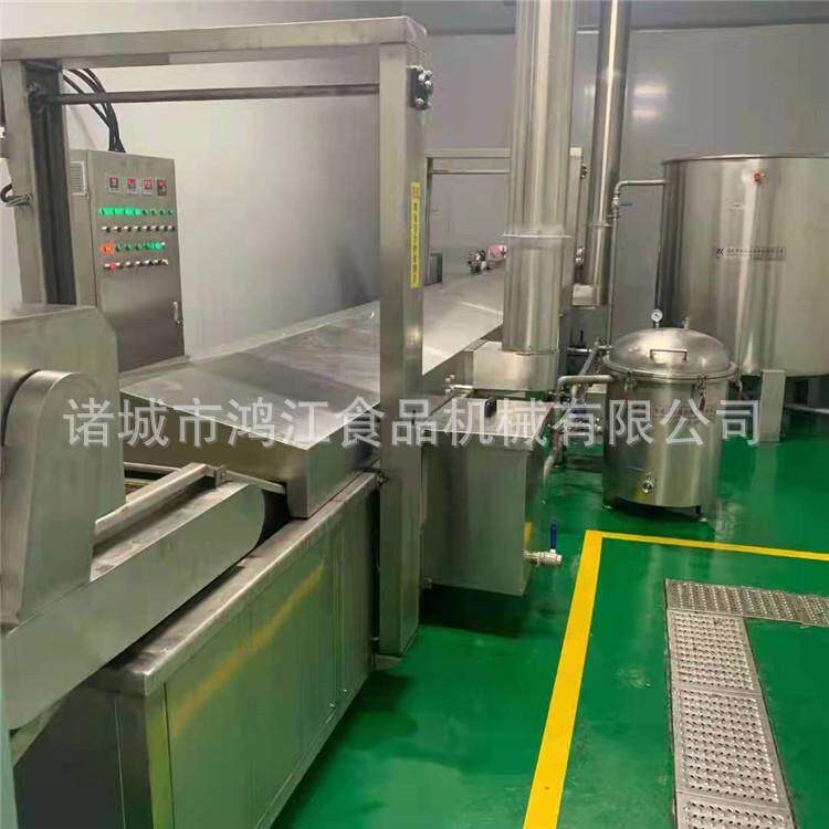干炸藕片油炸线 电 花生锅粑油炸设备商用 月饼油炸机器厂家