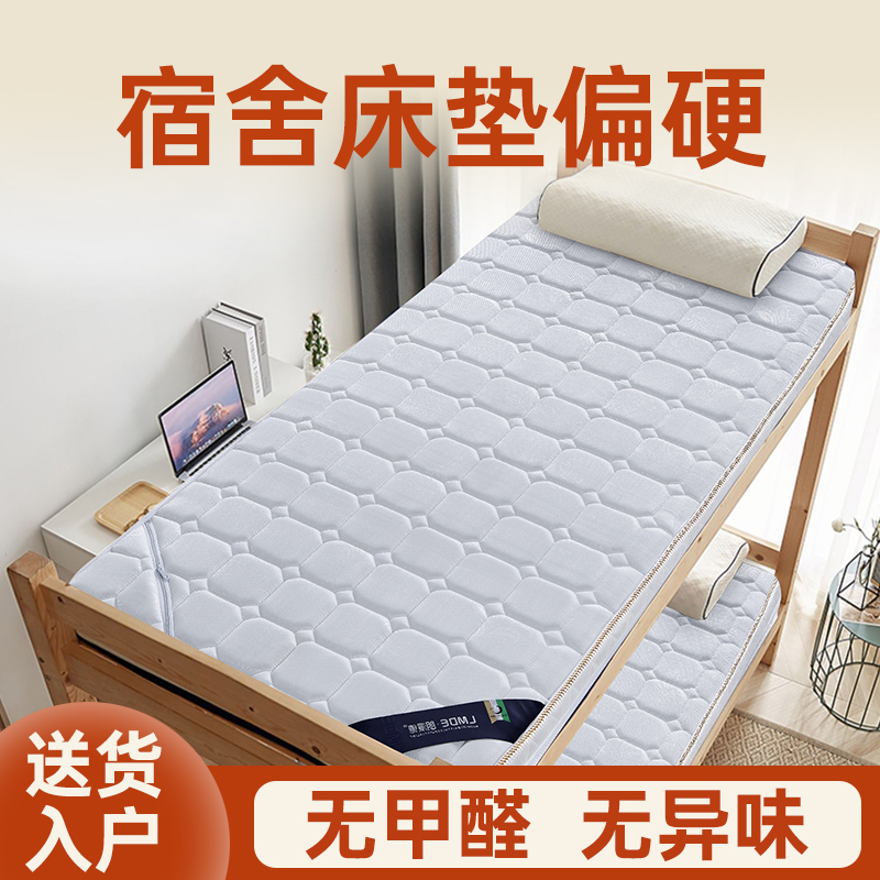 床垫偏硬宿舍天然护脊椎学生单人棕榈垫子软垫可折叠环保椰棕折叠