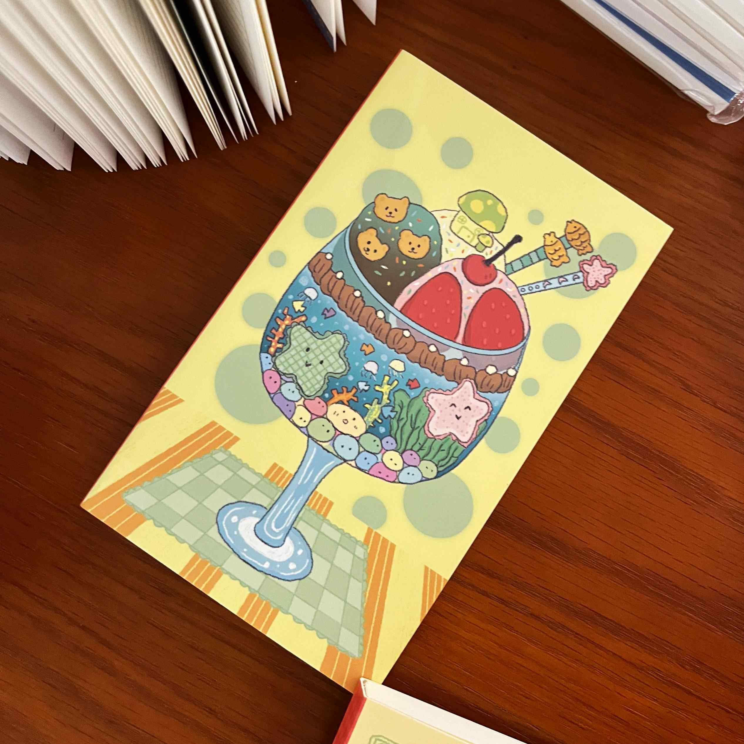 辣子星原创a6手帐本定页窄本日记本口袋本古早风高颜值拼贴笔记本