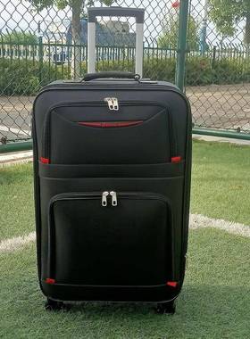 牛津布旅行箱万向轮拉杆箱男女学生行李箱密码箱20寸2426寸布箱LD