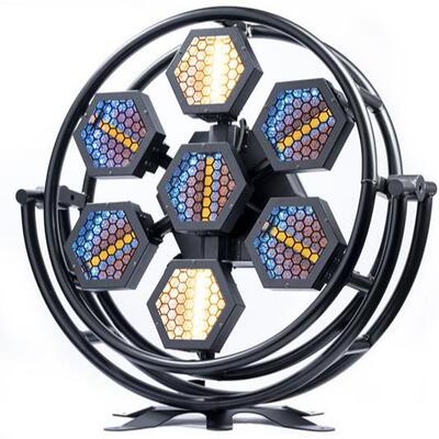 舞台背灯7颗60w氛led像素复古R闪光灯GB七彩舞台围染色7颗60wle灯