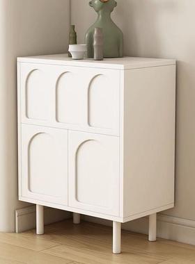 柜AXO奶油风电视茶几一体组小合简约现柜代法式户型实木白色电视