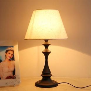 现代简约时尚铁艺卧室床头台灯温馨调光床头灯客厅酒店宾馆欧式