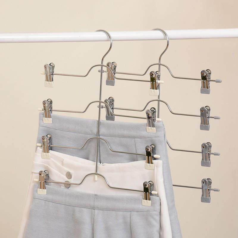 多层裙夹短裙裤夹裤架裤夹子衣架带裙架收纳五金裤挂简约衣架,收纳整理,塑料衣架,淘宝优惠券,粉丝福利购,淘宝优惠卷