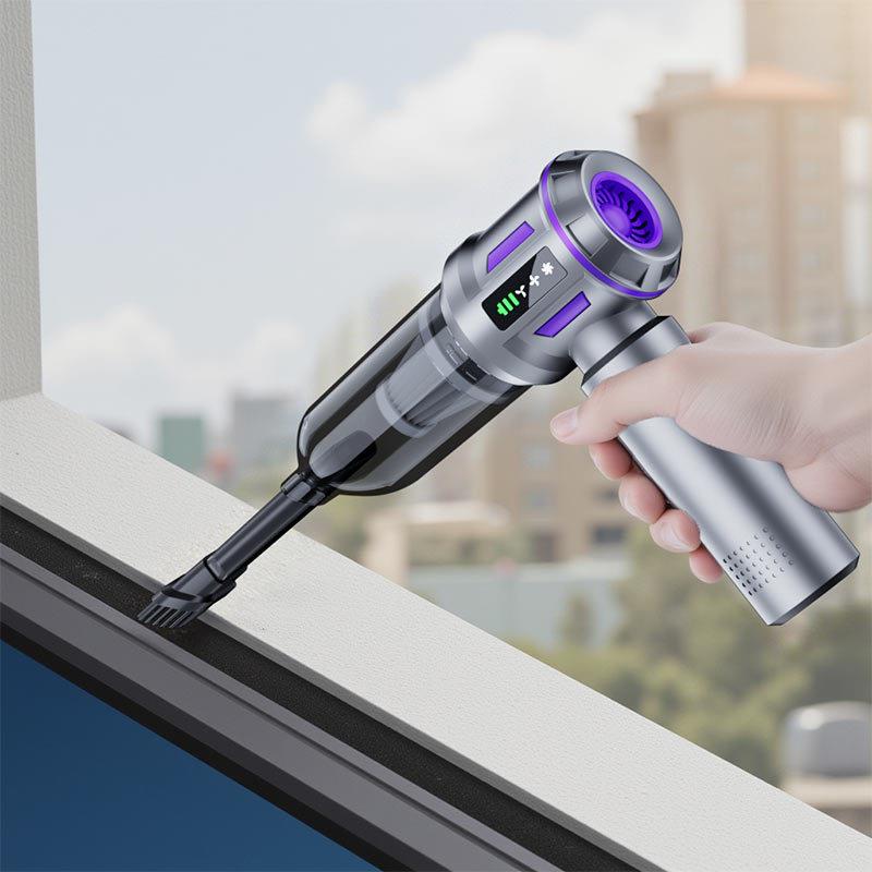 汽车吸尘器无刷电机液晶显示屏电量吸尘器手持吸吹一体鼓风机跨境