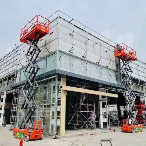 登高车升降机剪叉车月租1400元4.5米型剪叉式作业平台高空车