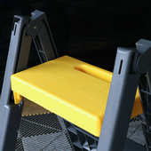 汽车美容折叠凳塑料便携式 洗车梯子两步凳多功能台阶高低凳美容凳