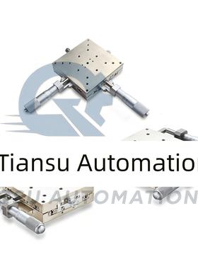 X轴不锈钢滑台EJF17/EJF07-40/60/80/100 超薄系列千分尺进给式