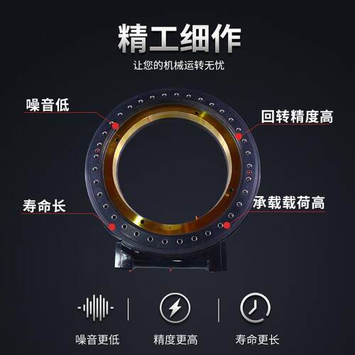 回驱 蜗蜗杆减速转机 标准液动压马达轮驱动VLI 一体式转盘轴承厂