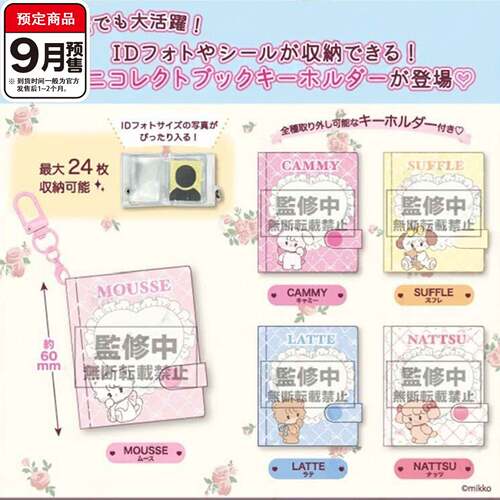 8月预售PARADE Lil ala mode迷你收藏册挂件
