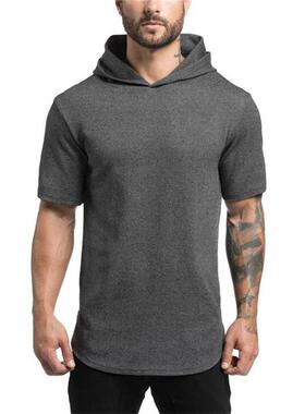 Thin Trendy Men's Blank Muscle Men's Breathable Fitness