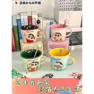 牛奶杯刻度杯食品级耐高温马克杯家用喝水儿童早餐专用玻璃酸奶杯