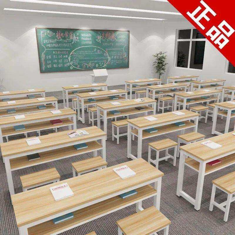 课桌椅培训班学校辅导班补习班圆角学习桌书桌椅中小学生培训桌