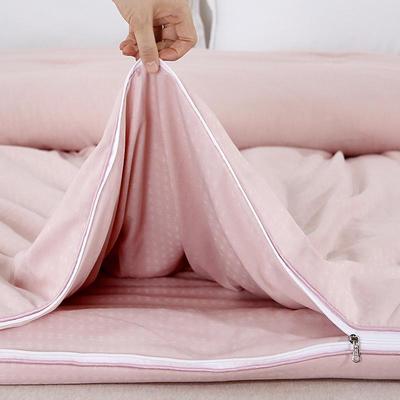 棉缎提花链款二合ly-5510一子母被大豆纤维拉冬贡被双胎被芯全床