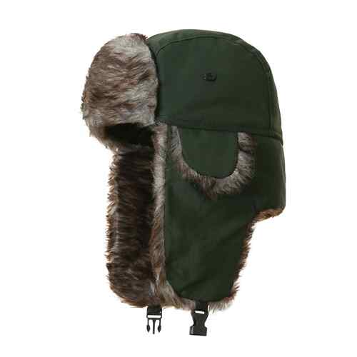 Trapper Hat Warm Faux Fur Winter Hat with Ear Flaps