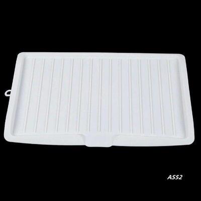 Plastic Dish Drainer Drip Tray Plate Cutlery Rack Kitchen