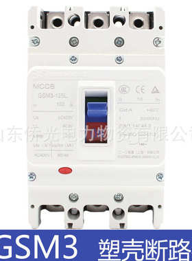 厂家直销天水二一三GSM3-125L 250M 400L/3300塑壳断路器3P 替GSM