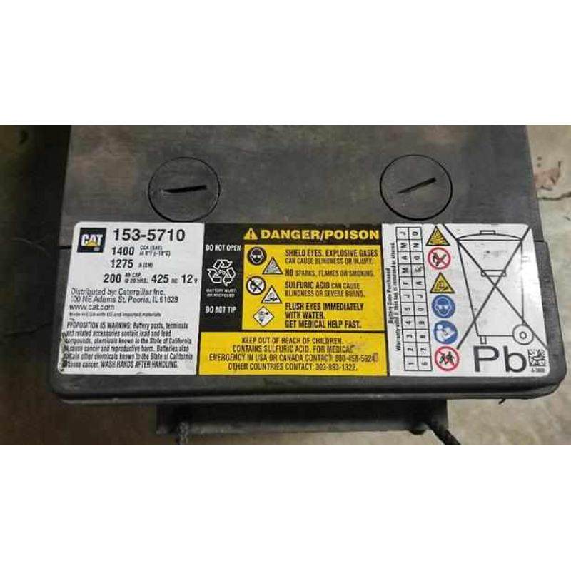 美国CAT启动蓄电池153-5710 12V200AH 1400CCA船舶大型工程车用