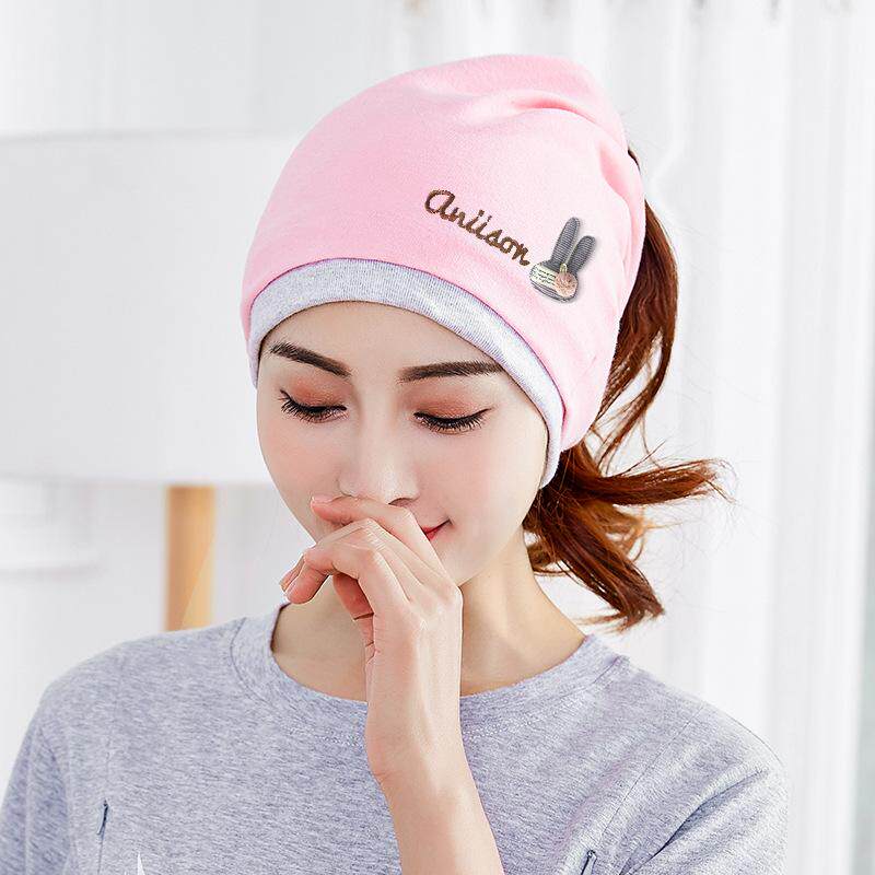 棉坐月子帽子孕妇产妇头巾发带秋冬季1012月份加厚款女产后用品