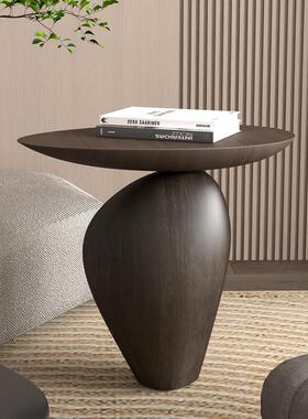 左顾 创意边几客厅样板间设计师艺侘寂风沙发角几摆件茶几鹅卵石