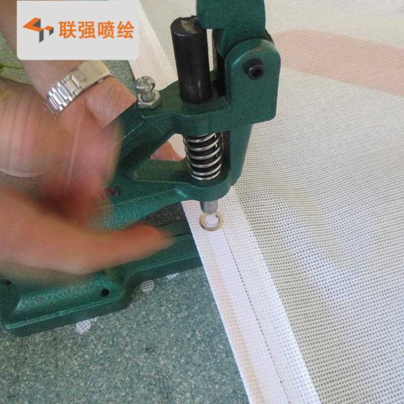 新款直销深圳供应商场广告吊旗双面网格布 户外防风写真网格布广