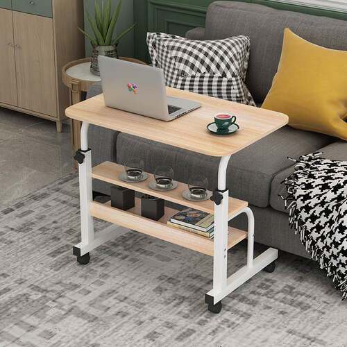 厂家 升降学习桌家用置物升降电脑桌书房卧室升降床边桌