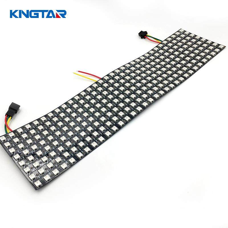 SK6812/WS2812B 8*32LED像素屏软屏点阵柔性可编程5VRGB超亮