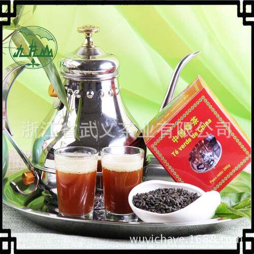 厂家散装绿茶出口非洲茶叶生产绿茶茶叶系列珠茶3505AAA