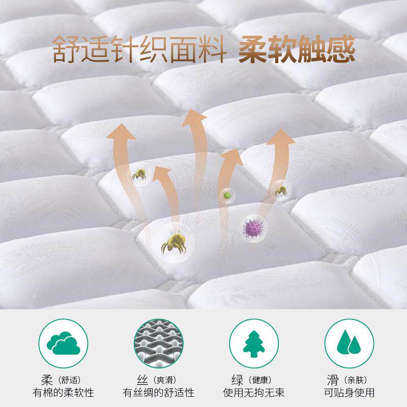 席梦思租弹2020-12-簧床垫软垫家用房专用15m1.8m棕椰垫硬垫.加厚