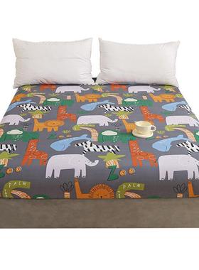 OF笠9D儿上下铺学生宿舍薄款童棕垫床床套罩F75S6TJ9全棉纯棉单90